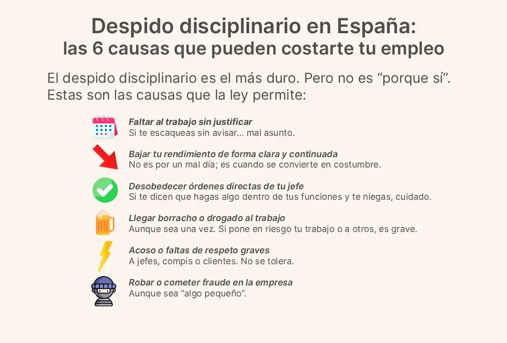 Despido disciplinario en España.webp