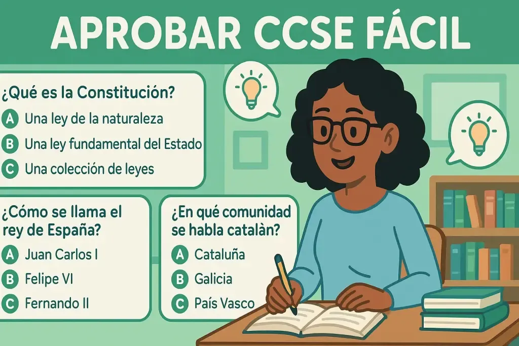 jemplos prácticos examen CCSE para nacionalidad