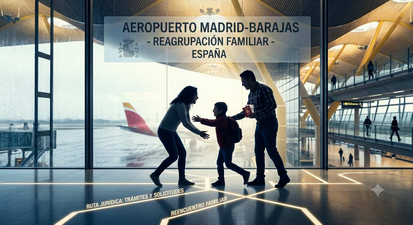 Imagen reagrupación familiar España